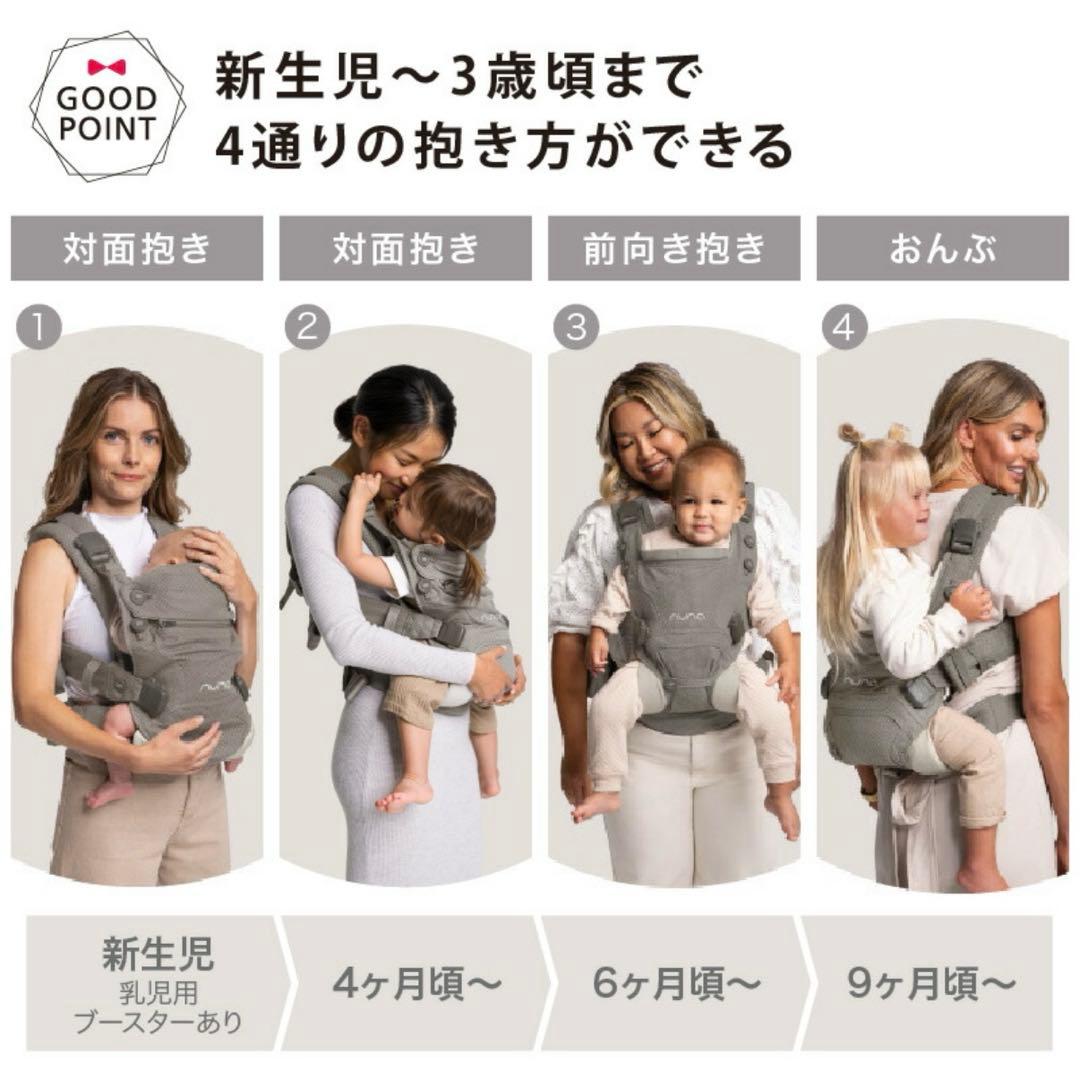 nuna cudl clik 抱っこ紐　フォグ