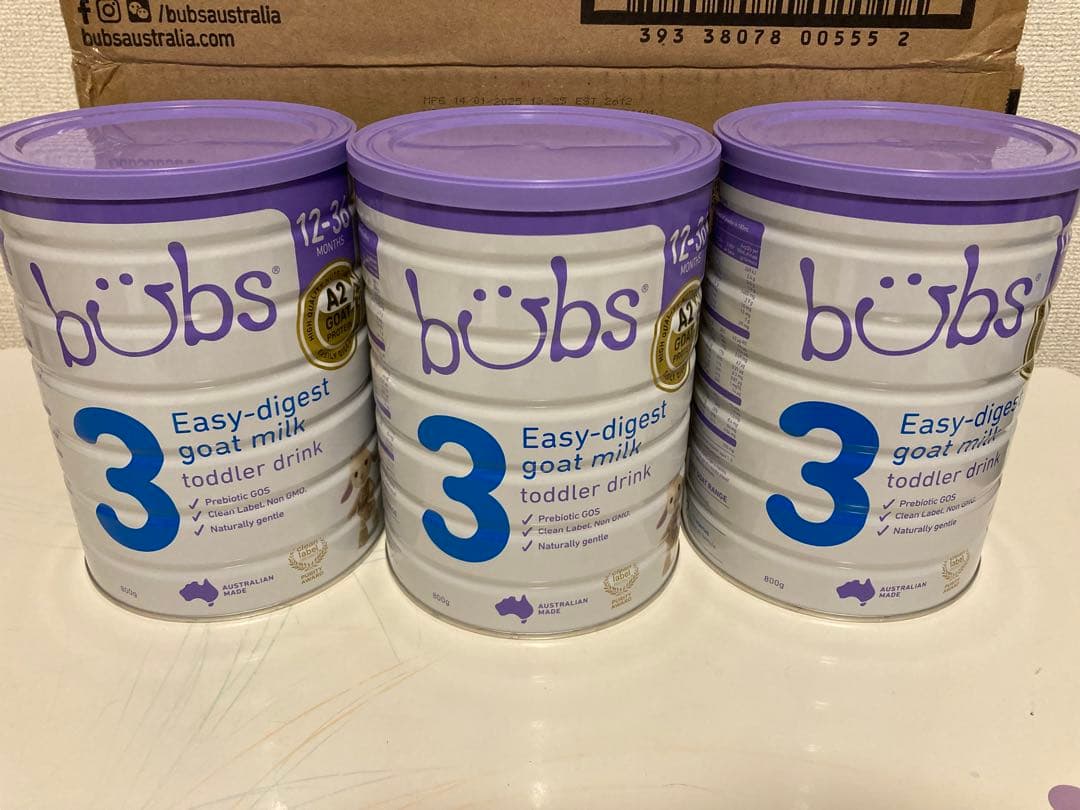 新品 バブス bubs Easy-digest goat A2 ヤギ 2缶セット