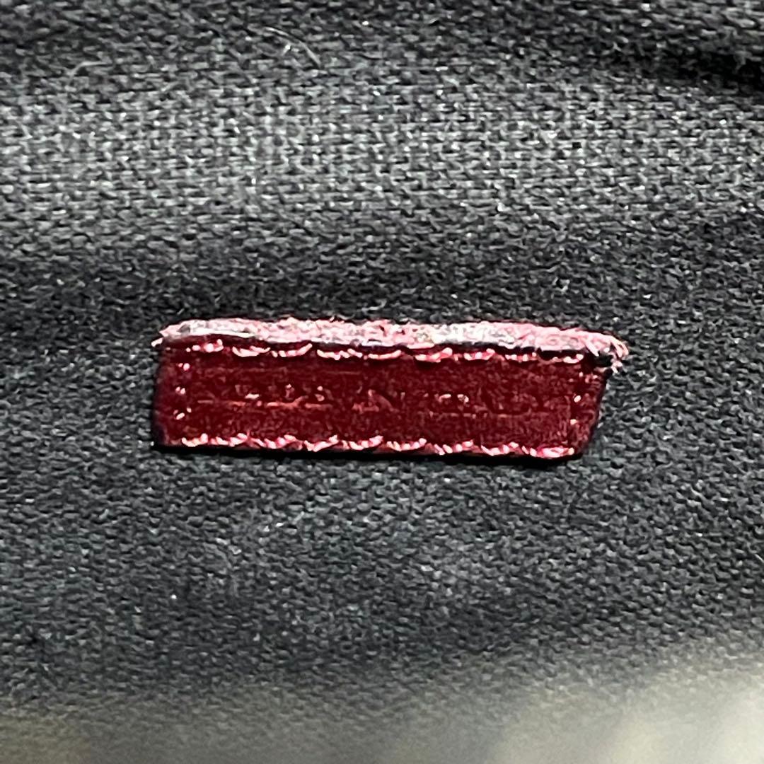 バーバリー　ハンドバッグ　デニム生地　キャンバス　レザー　シルバー金具