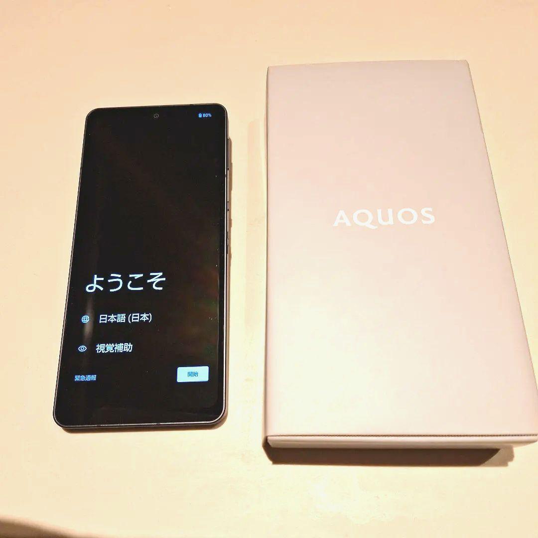 SHARP AQUOS sense6 SH-RM19 SIMフリー 黒