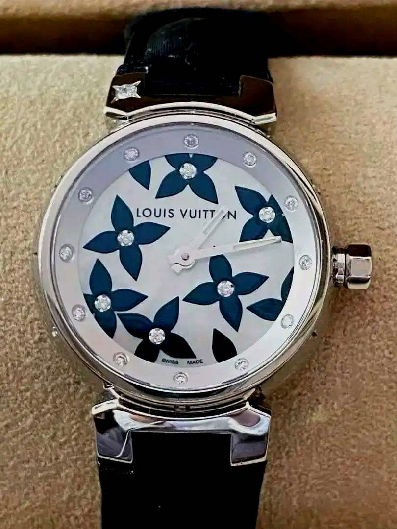 LOUIS VUITTON タンブール ラブリーダイヤモンドレディース 腕時計