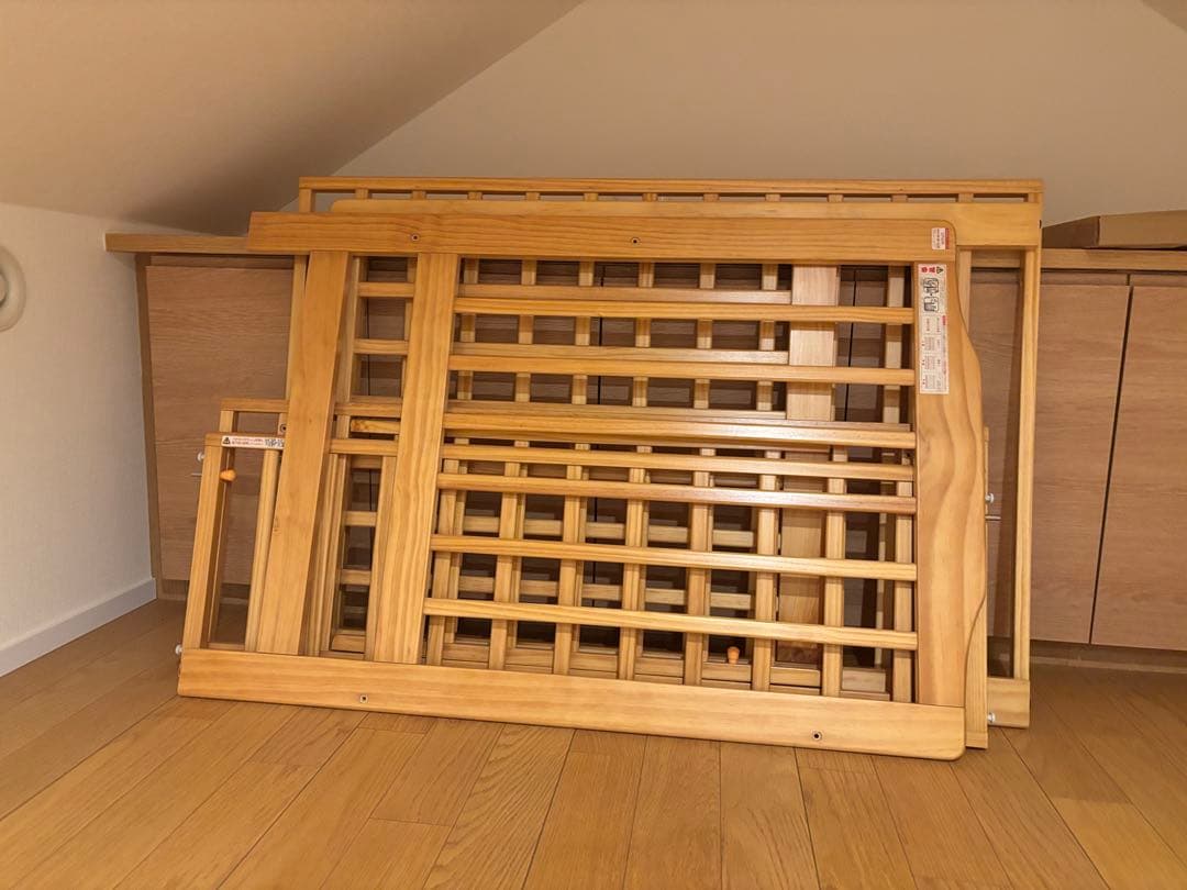 【ほぼ新品/実測済】カトージ ハイシート ベビーベッド 02399 欠品なし