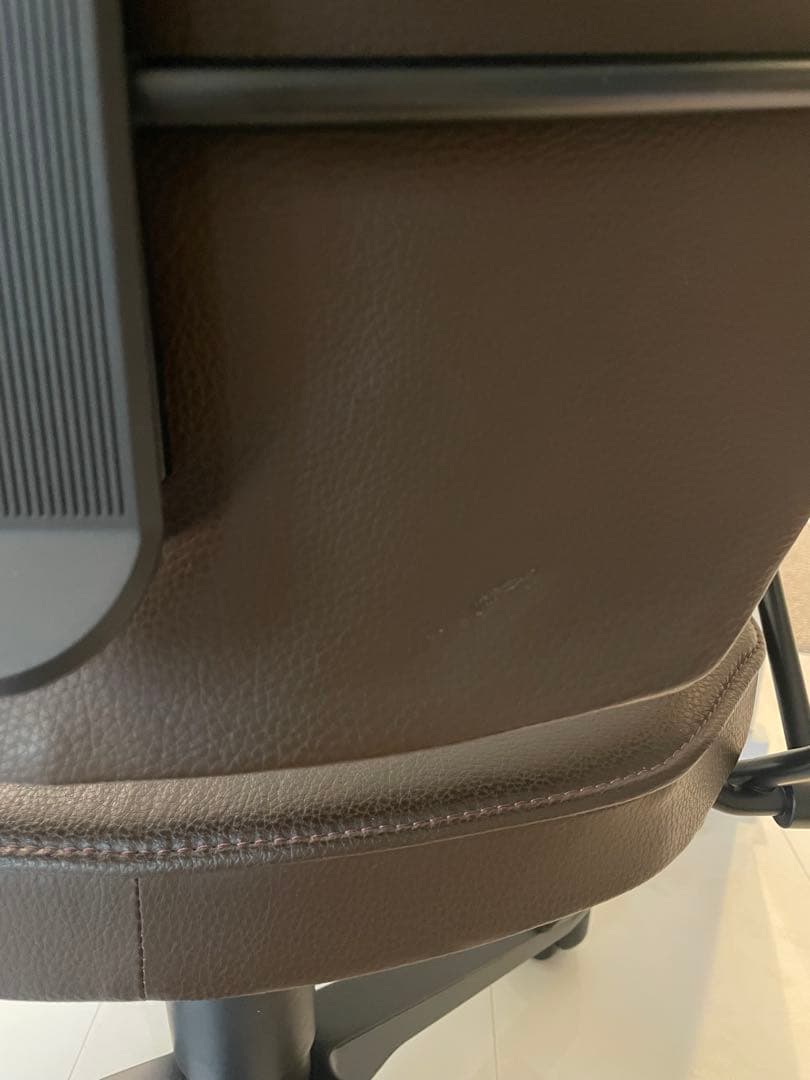 ジロフレックス giroflex 33 ローバック肘付き/革張り ダークブラウン