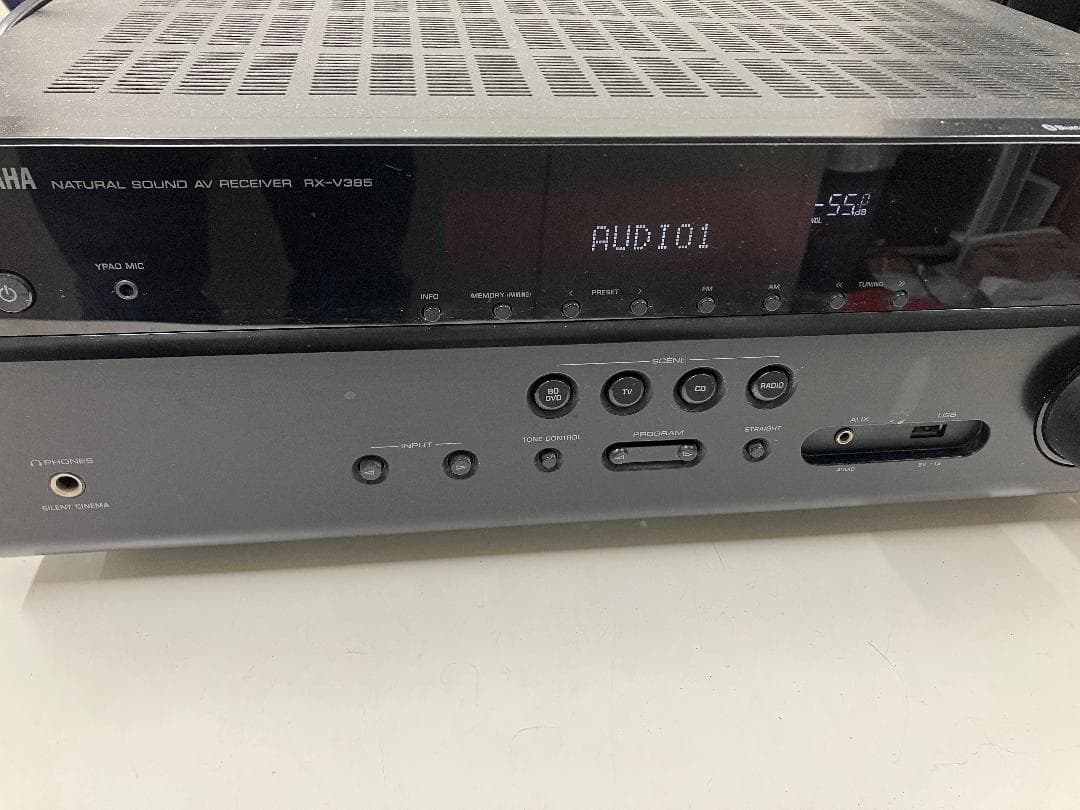 【中古】完動品　YAMAHA AVアンプ　RX-385