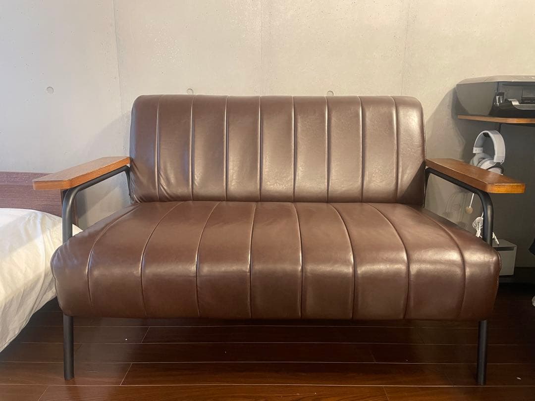 ニトリ 2人掛けソファ Nシールド【浜松市内引き取限定】美品