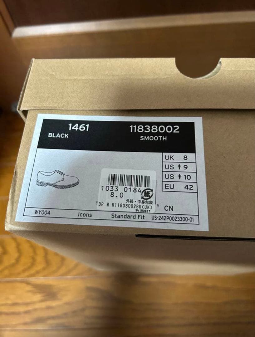 Dr. Martens 1461 3ホール ブラック レースアップシューズ