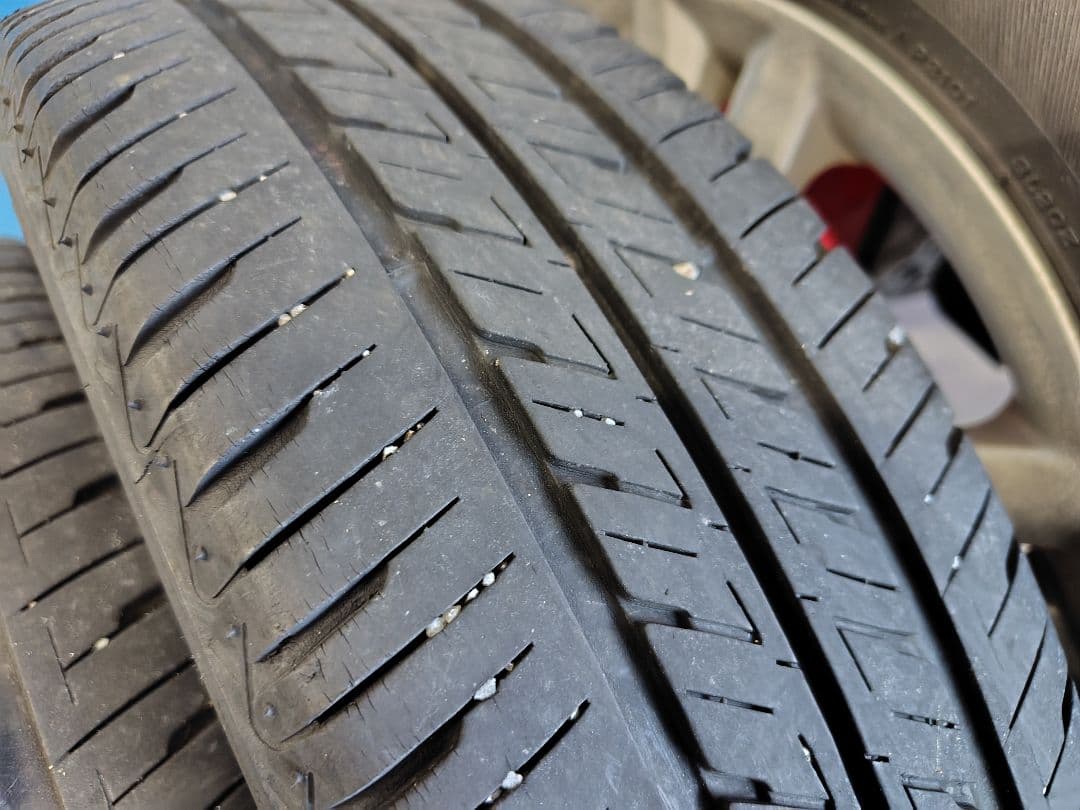 LA100Sムーブカスタム純正アルミタイヤ4本セット/12000円