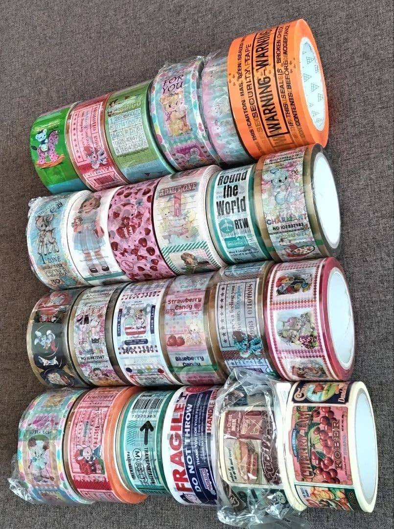 OPPテープ等 24本セット① (新品23本) レトロアニマル アメキャラ