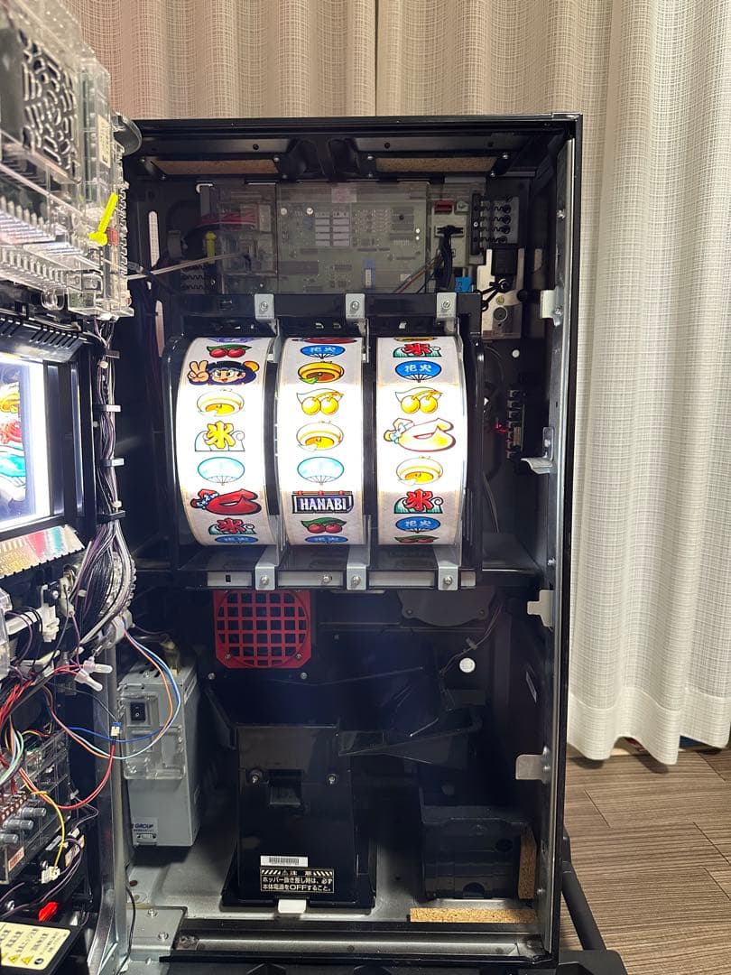 パチスロ実機　ハナビ　不要機付　送料無料