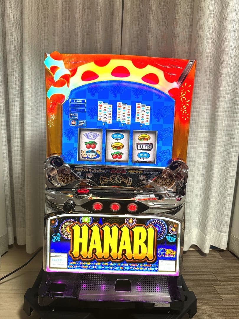 パチスロ実機　ハナビ　不要機付　送料無料