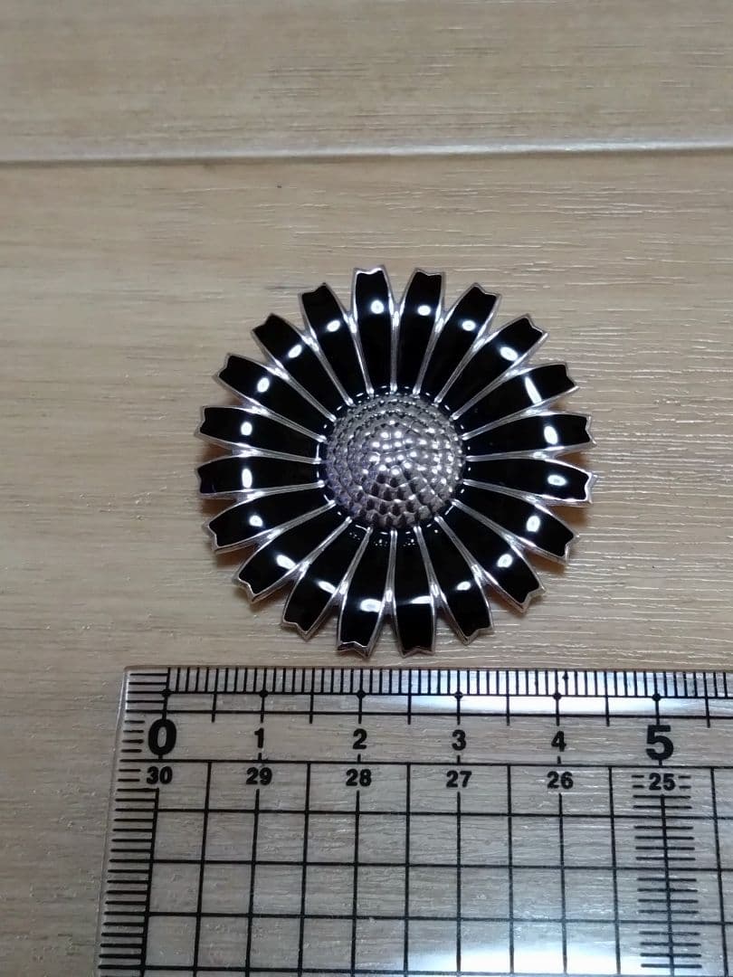   ジョージジェンセン デイジー ブローチ 925S