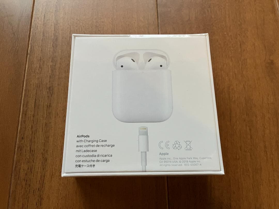 未開封 AirPods with Charging Case 第2世代