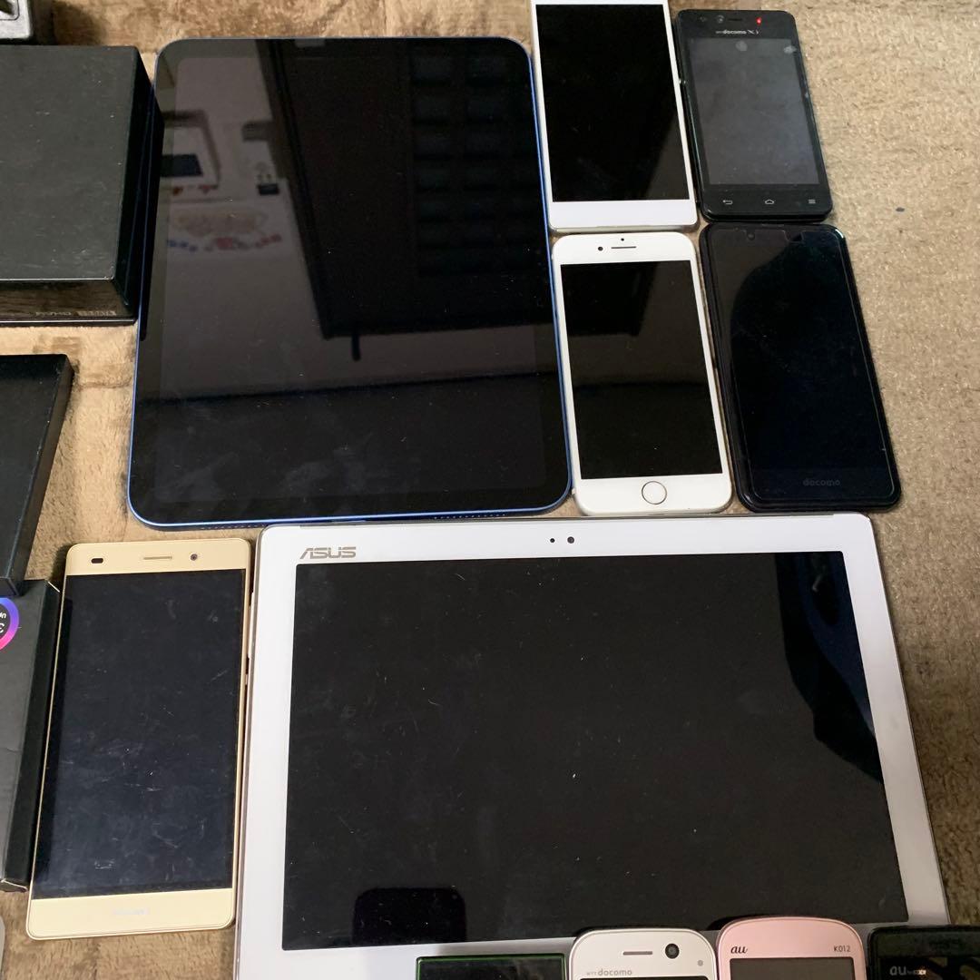 iPhone iPad タブレット　ガラケー　スマホ　ジャンク　まとめ　セット