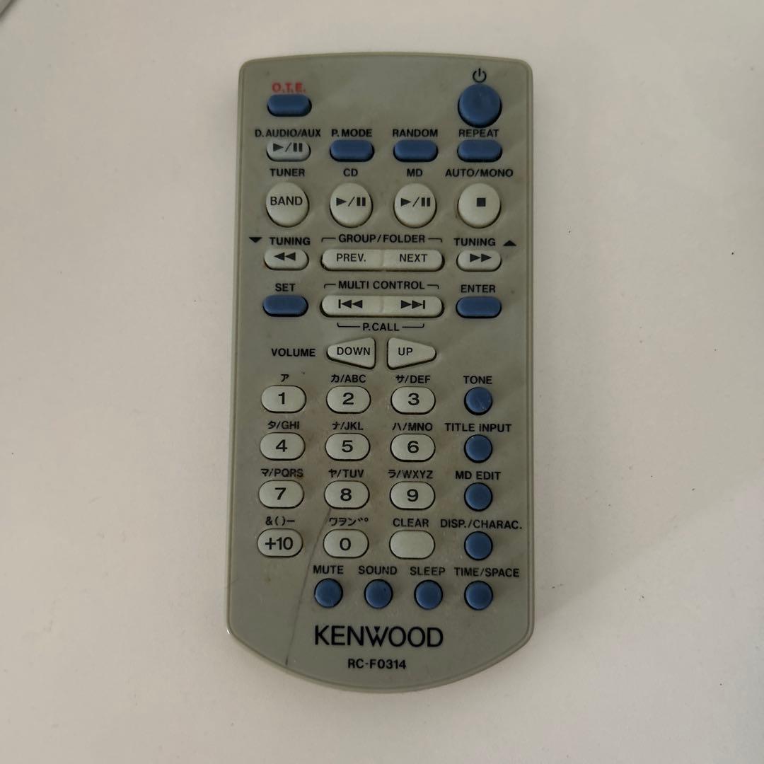 KENWOOD ケンウッド MDX-L1 ホワイト ラジカセ コンポ CD MD