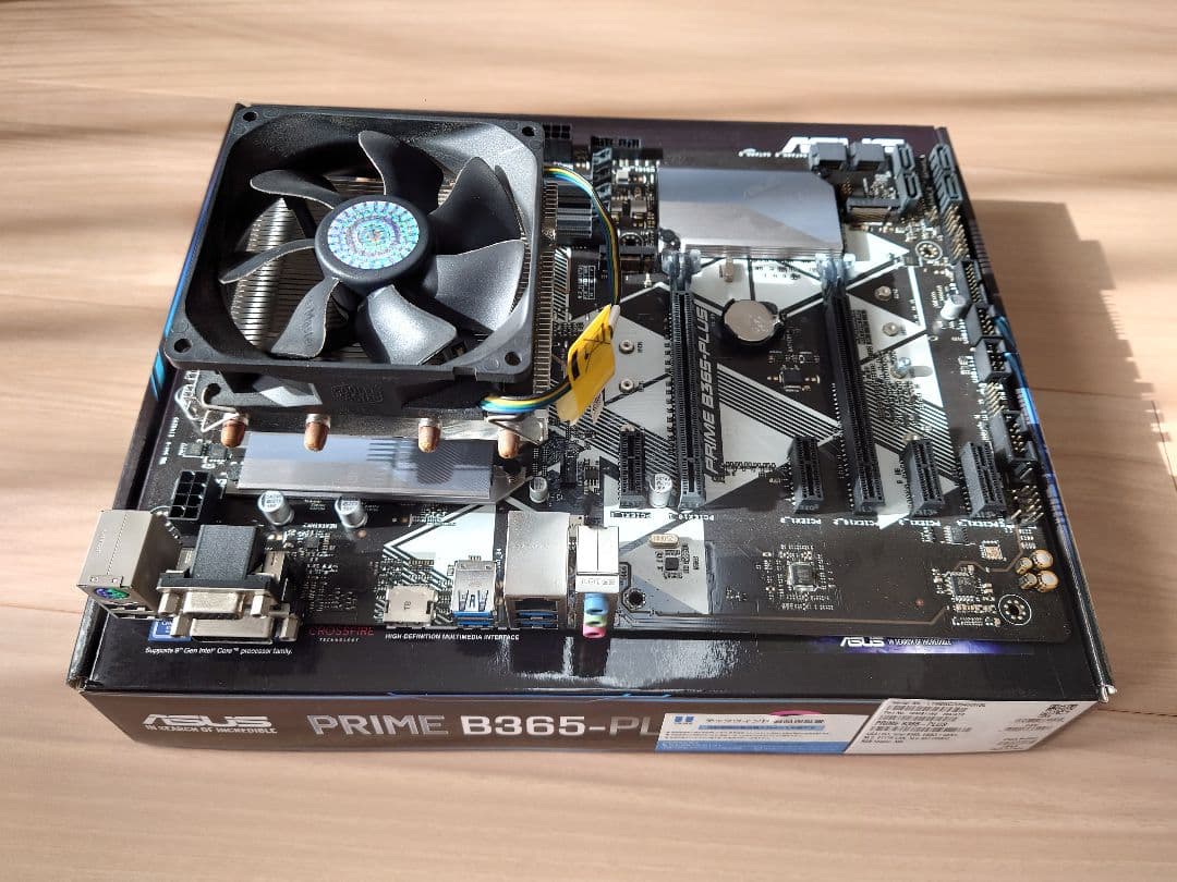 i3-9100F マザーボード＋CPUクーラーセット