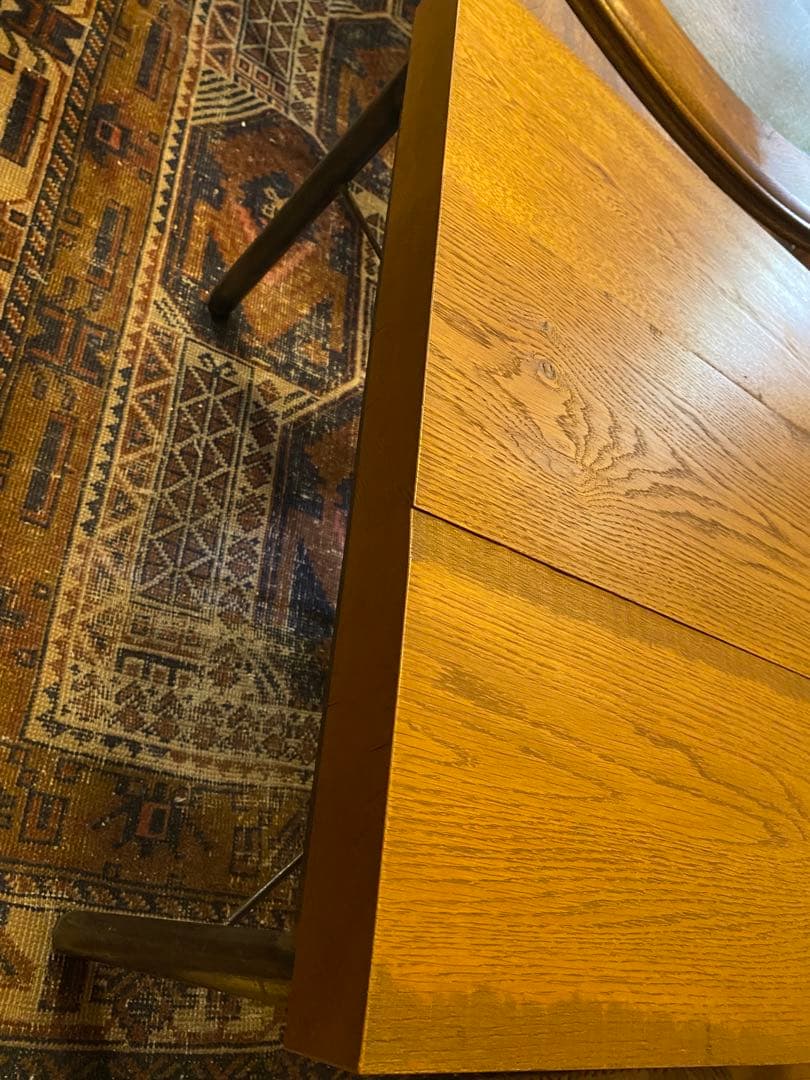 サイドテーブル・ナイトテーブル・ローテーブル OAK IRON-LEG LOW TABLE