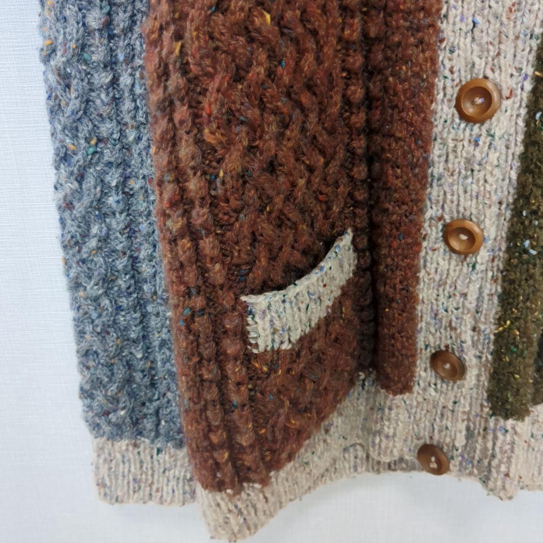 美品　INVERALLAN インバーアラン カーディガン　茶タグ　スコットランド