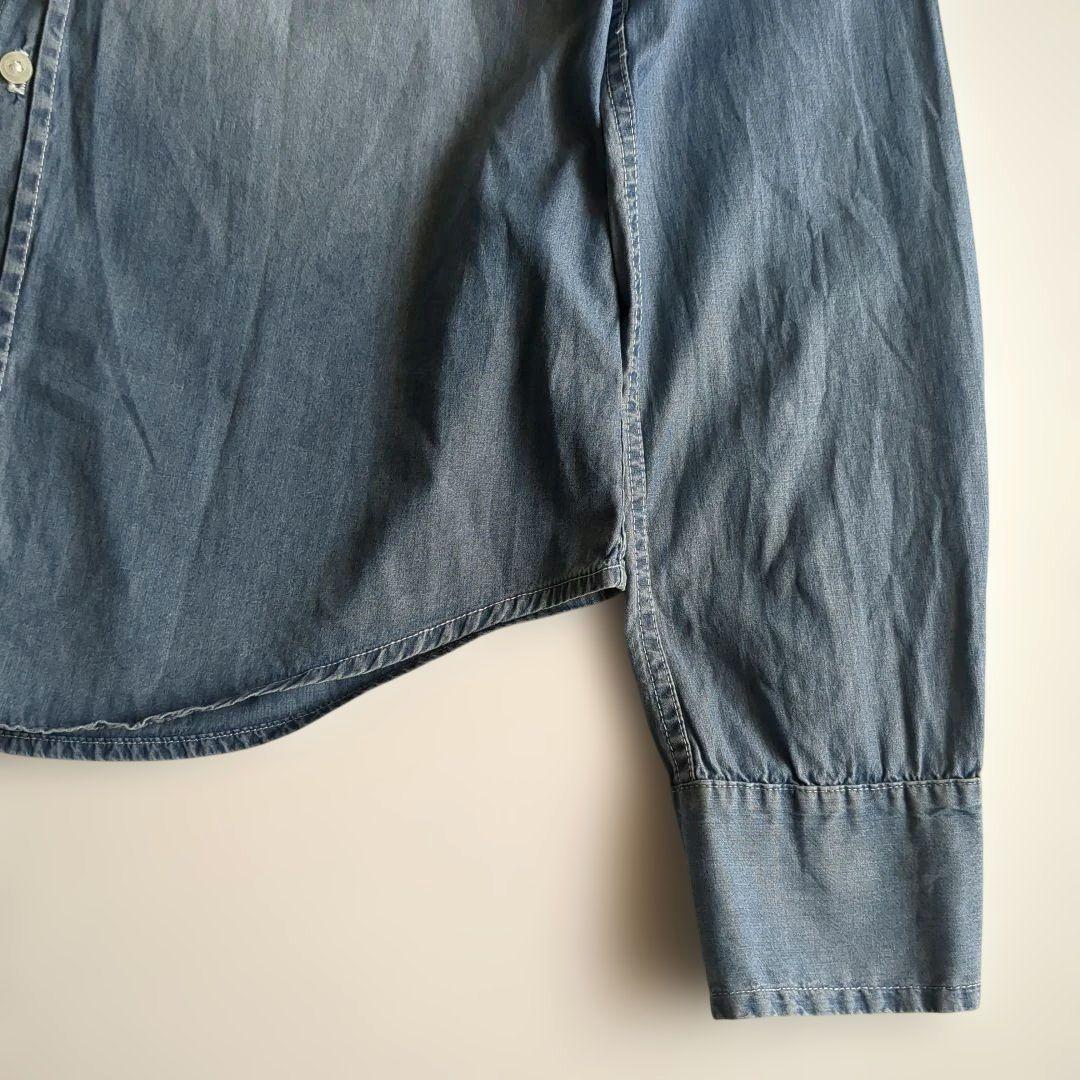 フランクアンドアイリーン ロンハーマン 長袖シャツ コットン ビンテージ加工