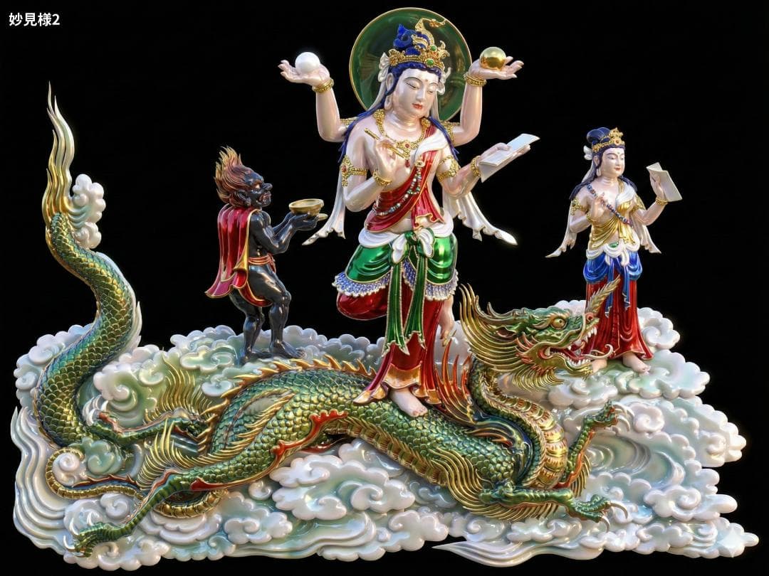 おまとめ_りんご様_3点_お不動様(A4)・妙見様1,2(2L)