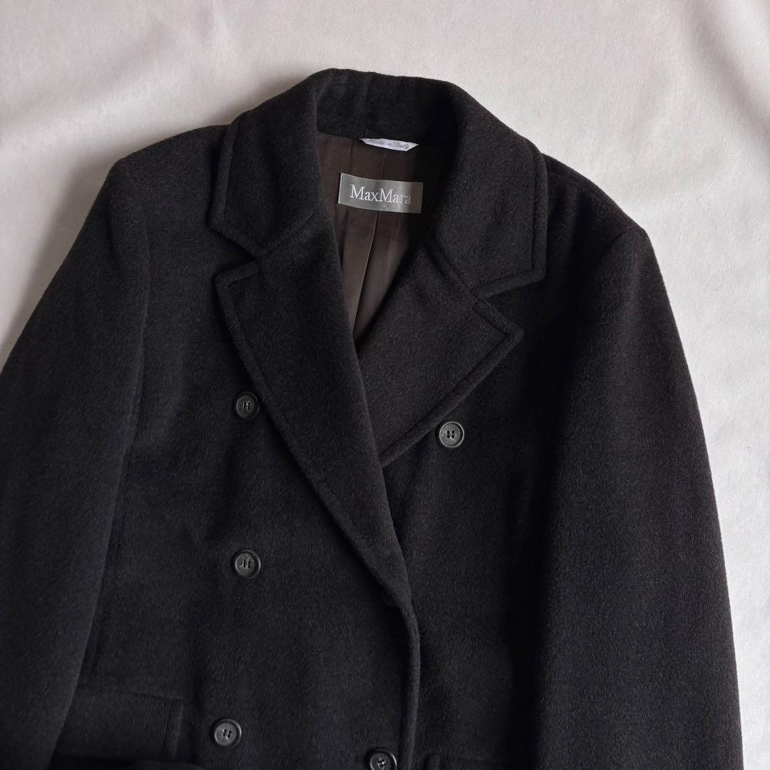 ジャケット・アウター MaxMara double breasted virgin wool coat