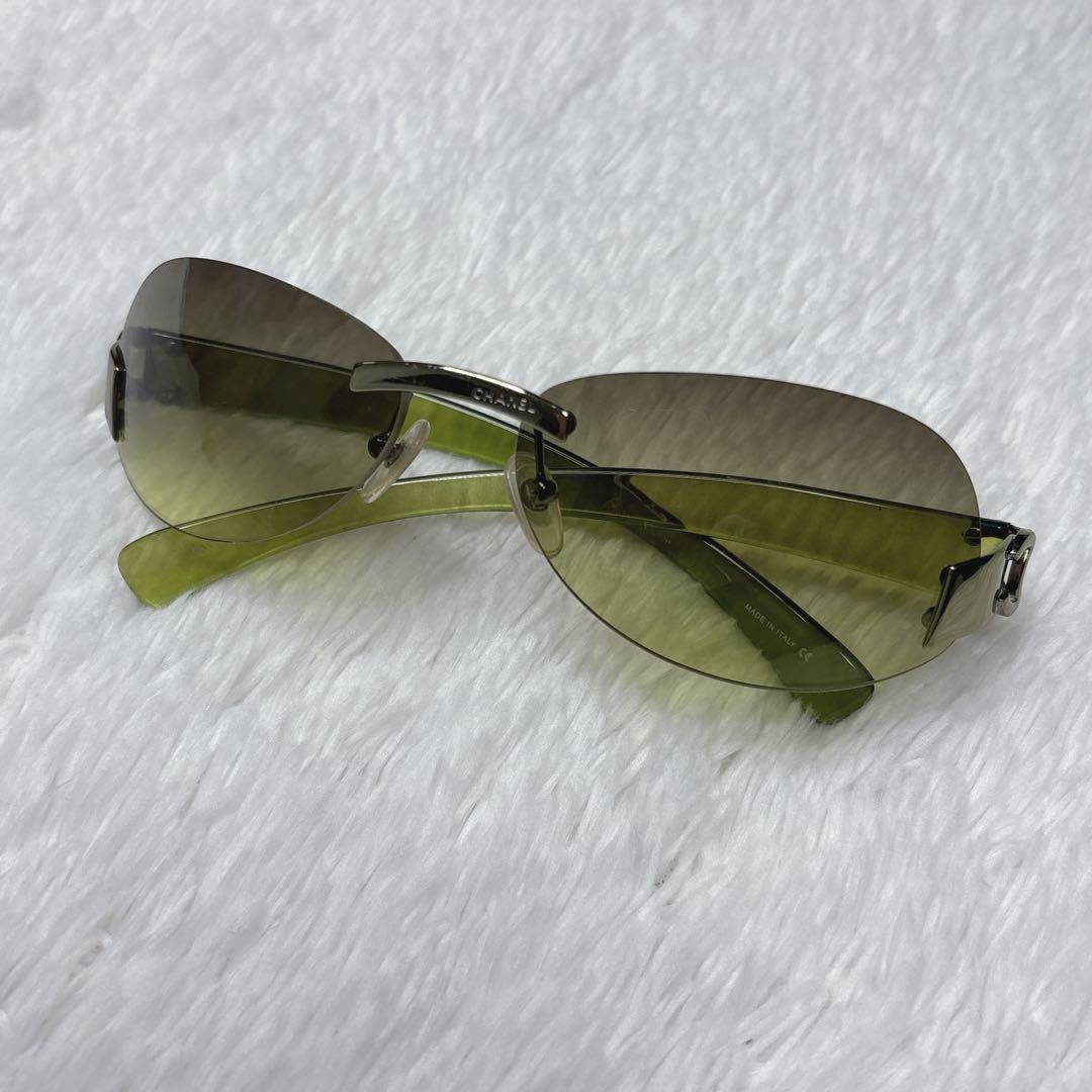 シャネル 4037ココマーク サングラス グリーン 59□15