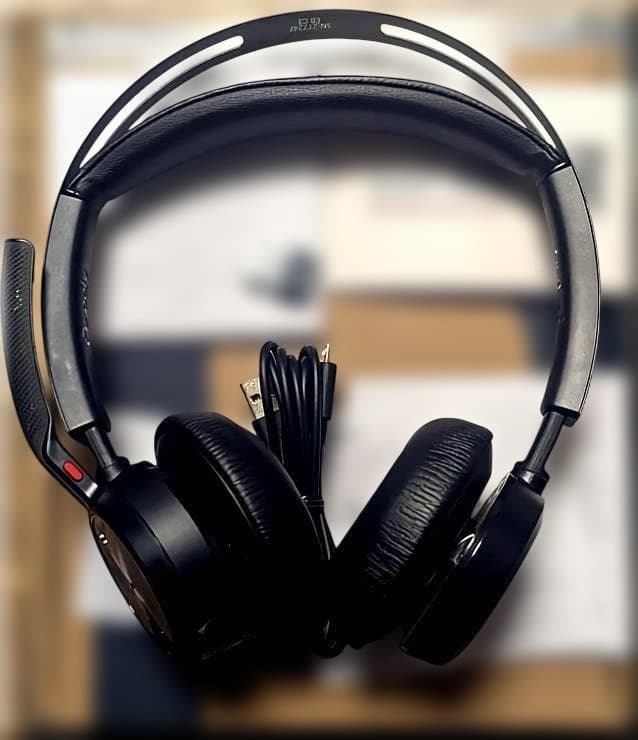 Poly Voyager Focus 2 ワイヤレスヘッドホン