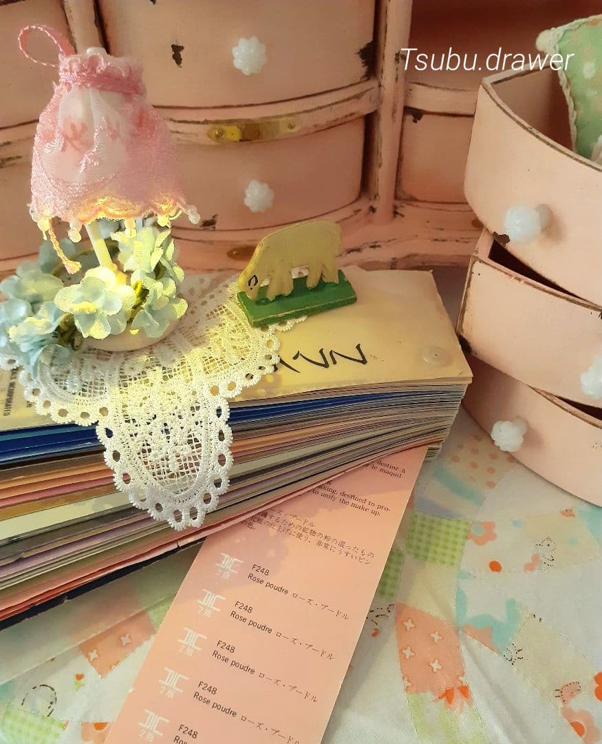 アンティーク・ヴィンテージ調　シャビー　ドロワー　置き型