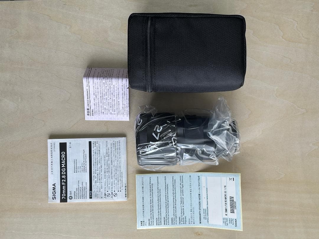 【新品未開封】SIGMA 70mm F2.8 DG MACRO レンズ