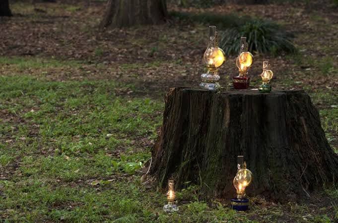 ムーミン　アンティークランプ　スナフキンver.