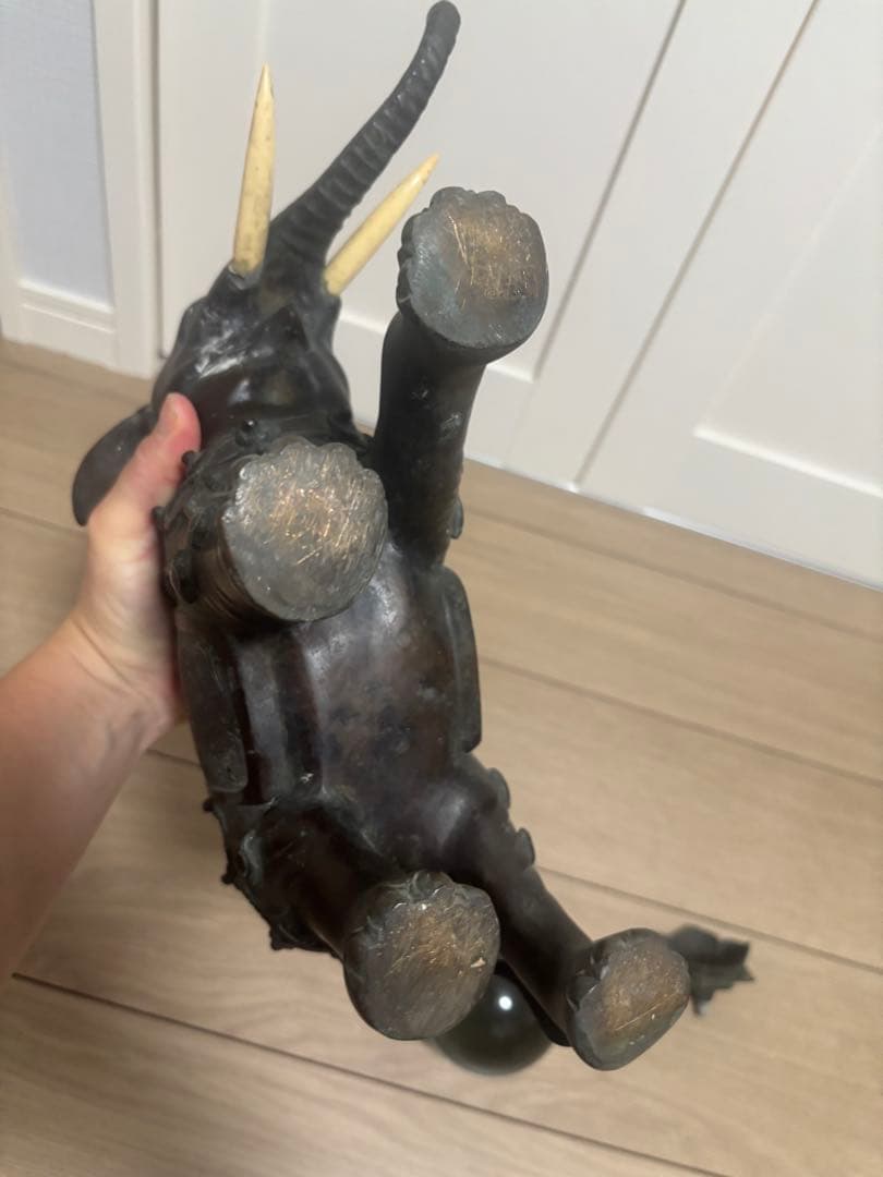 置物 金属工芸 彫刻 象