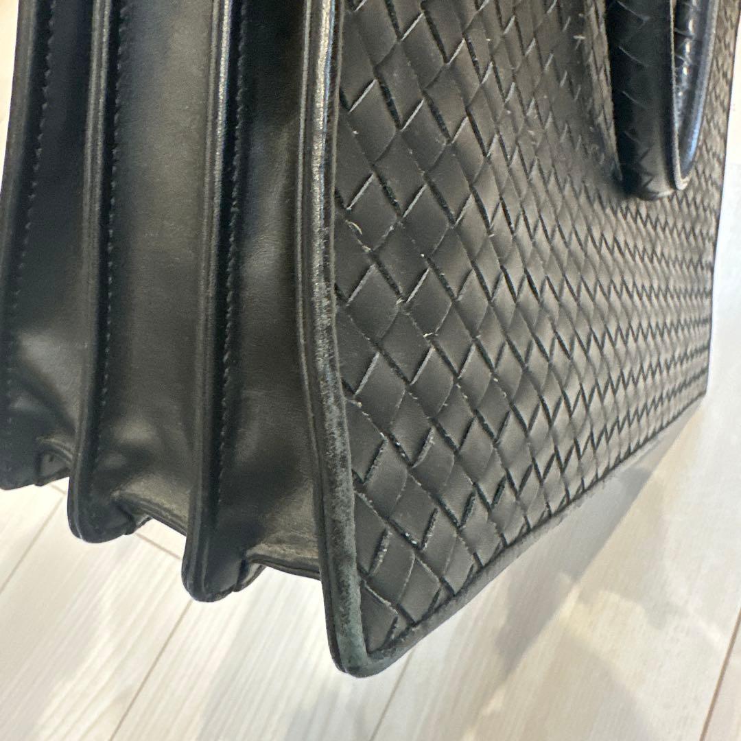 ボッテガヴェネタ イントレチャート ビジネスバッグ　ブラック【週末まで】