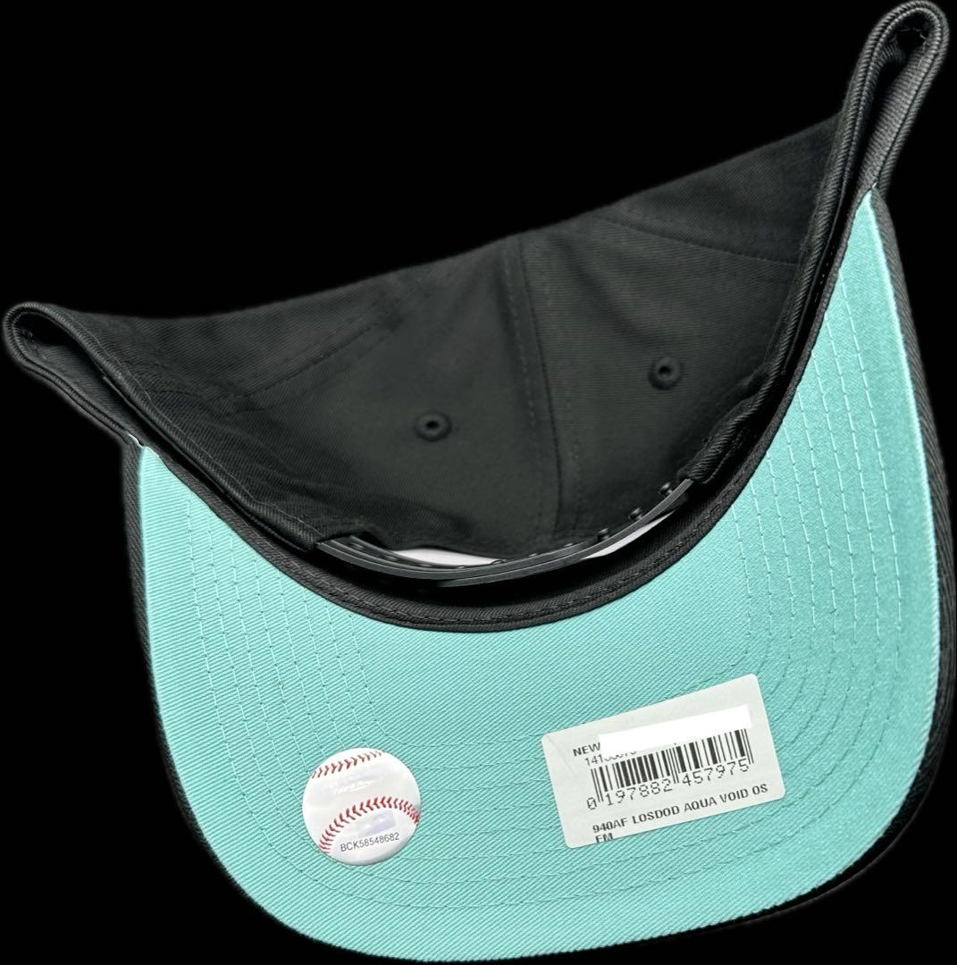 ティファニーブルー　キャップ　New Era LAドジャース　aqua void