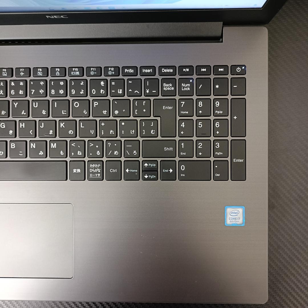 NEC ノートPC 8世代 i7 Windows11 SSD メモリ8GB 美品