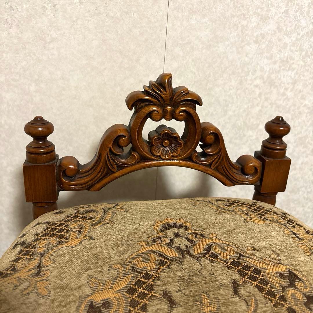 【美品】希少 アンティーク 猫脚 スツール