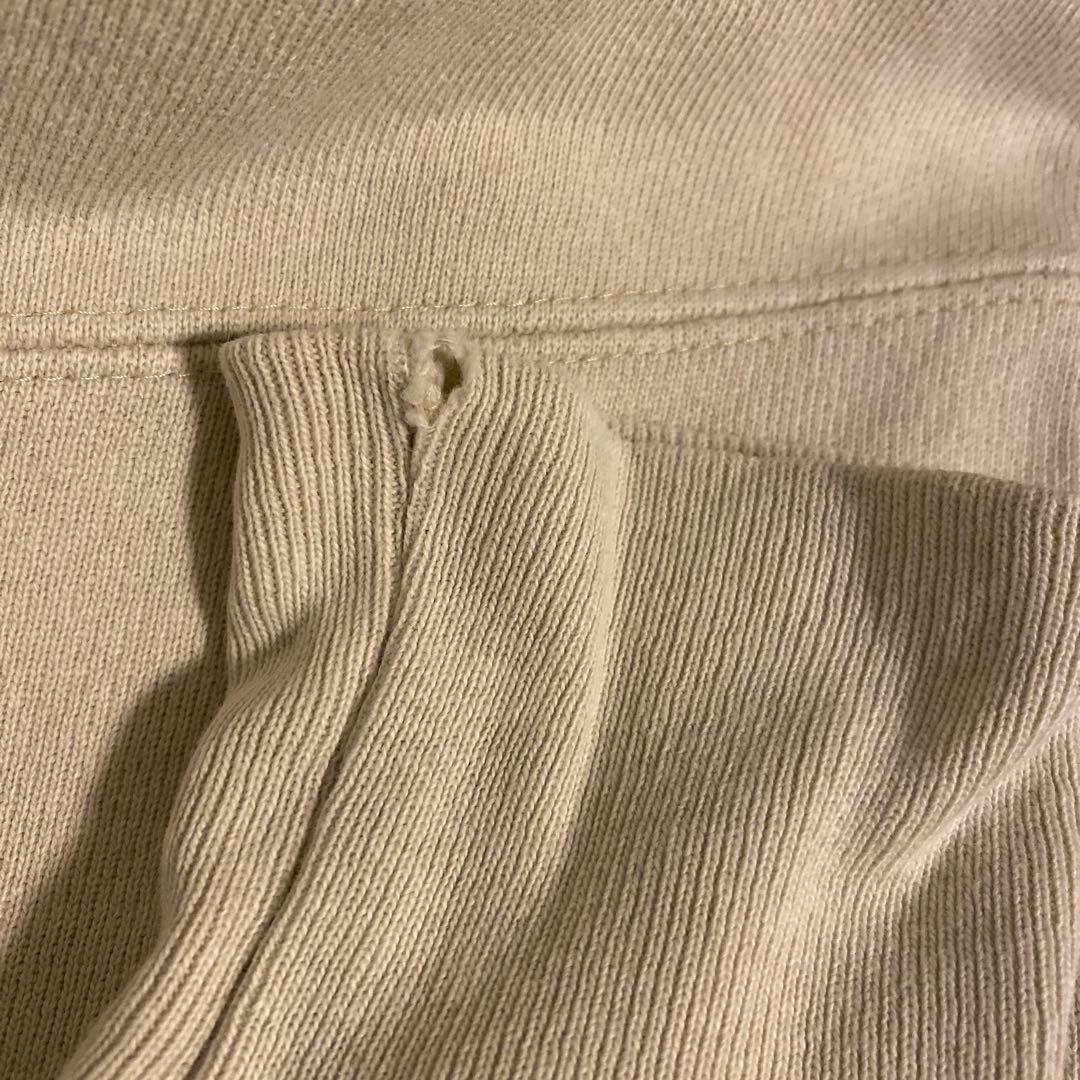 チャンピオン　リバースウィーブ　ベージュ　M　USA製 champion 90s