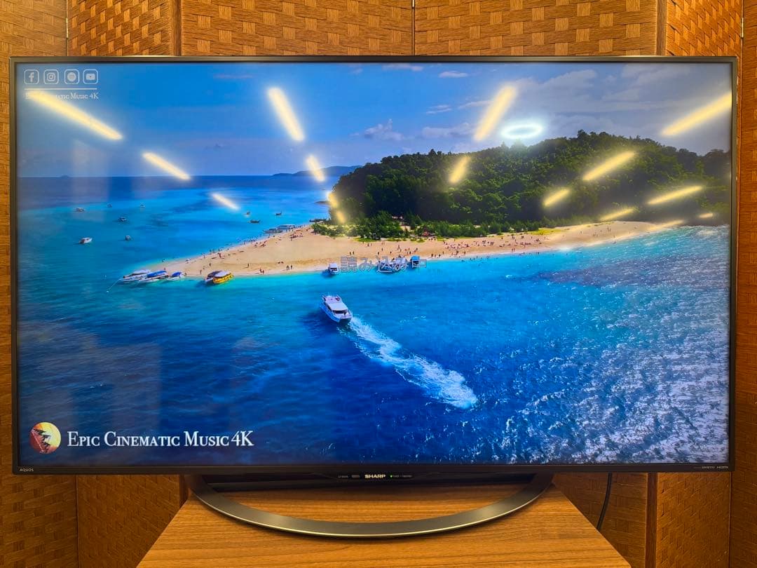 F020 美品 SHARP 50型　液晶テレビ　4K対応　YouTube