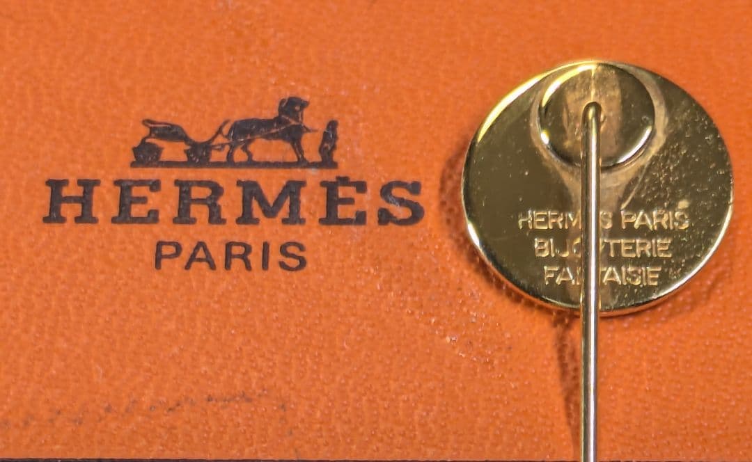 【美品】エルメス ブローチ セリエ BIJOUTERIE FANTAISIE