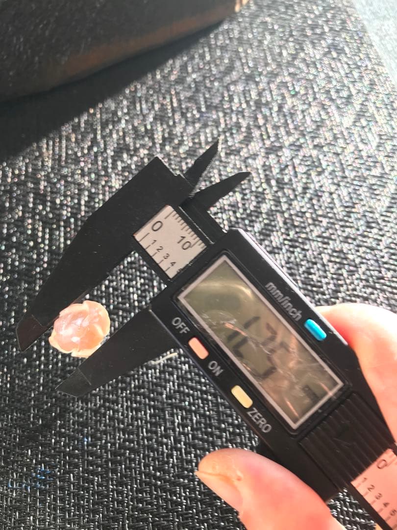 ゴビ石−1431 ゴビ瑪瑙　彫刻　『モクレン』