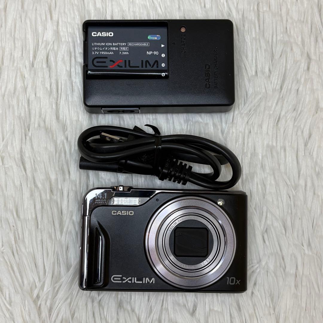CASIO エクシリム　EX-H15 充電器　ブラック コンデジ　動作品