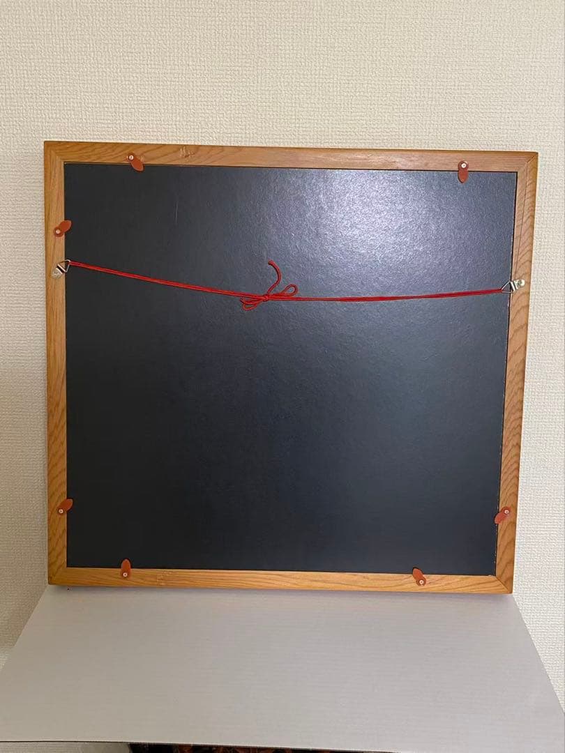 木彫り 額装屋久杉木魚双鯉 彫刻 年代品