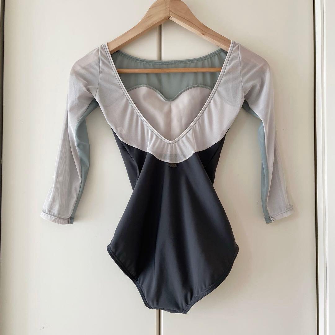 【Meuu】ロングスリーブ　バレエレオタード S 長袖　大人