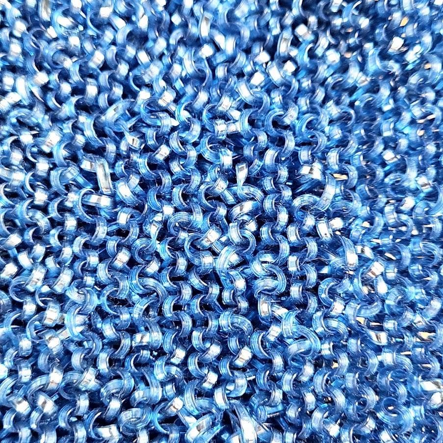 アンテプリマ　 ワイヤーバッグ　シャンパンブルー　横長