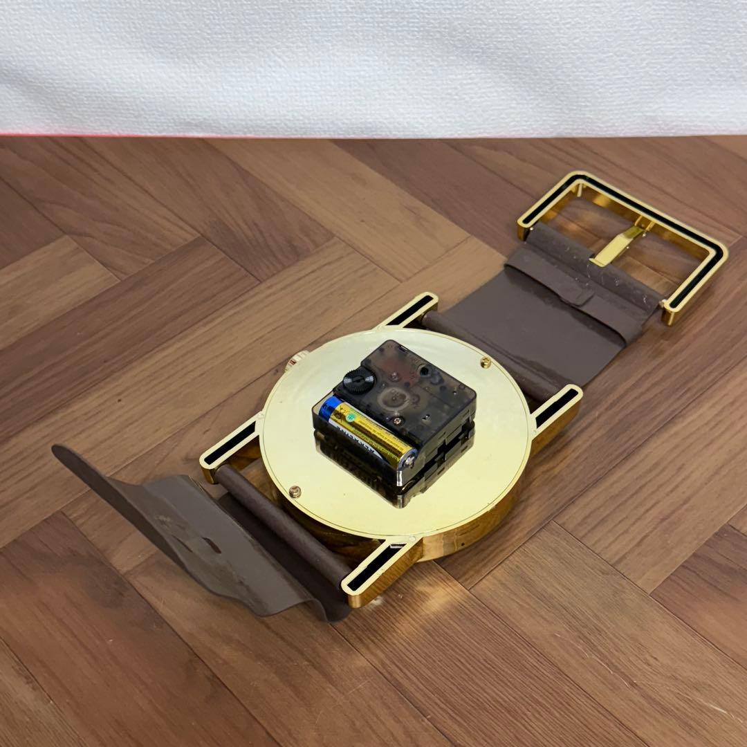 コカ・コーラ Coca Cola ゴールド アナログ時計 掛け時計 腕時計型