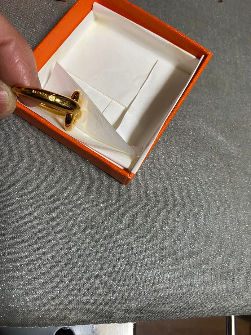 エルメス HERMES シェーヌダンクル ルガテ スカーフリング