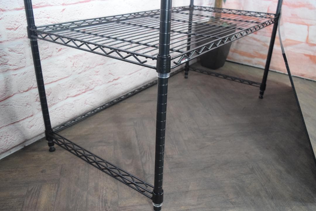 シェルフ1枚追加　自社便　ホームエレクター ワイヤーシェルフ 3方クロスバー