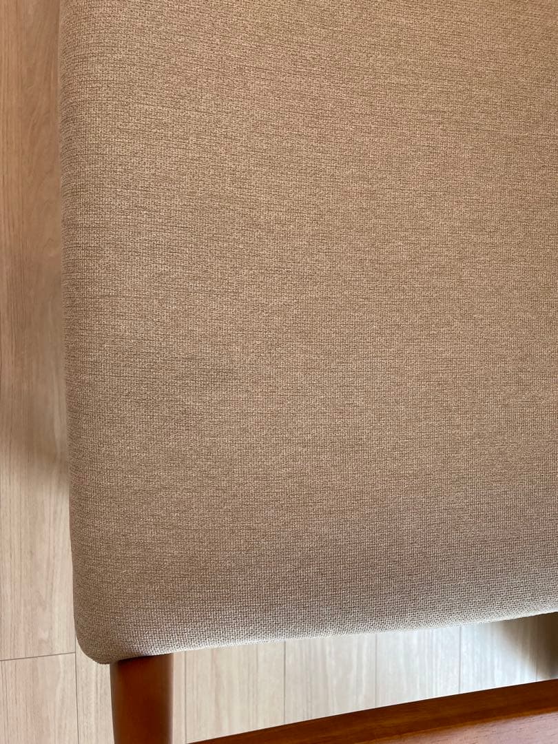 北欧風3人掛けソファ ベージュ