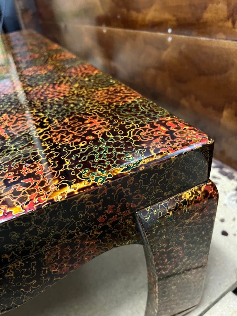 津軽塗り　座卓　伝統工芸品　ローテーブル　札幌引取歓迎