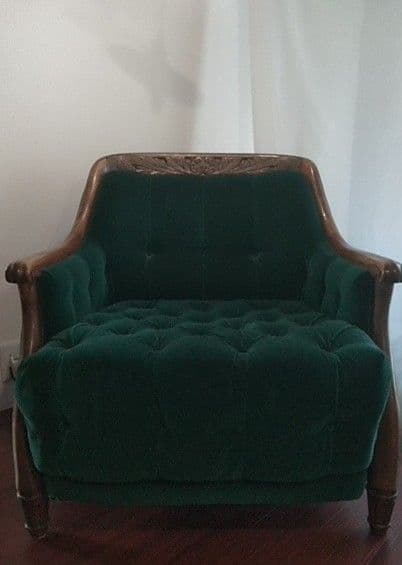 maruni　マルニ　ベルサイユ　ソファ　一人掛け　アンティーク　レトロ