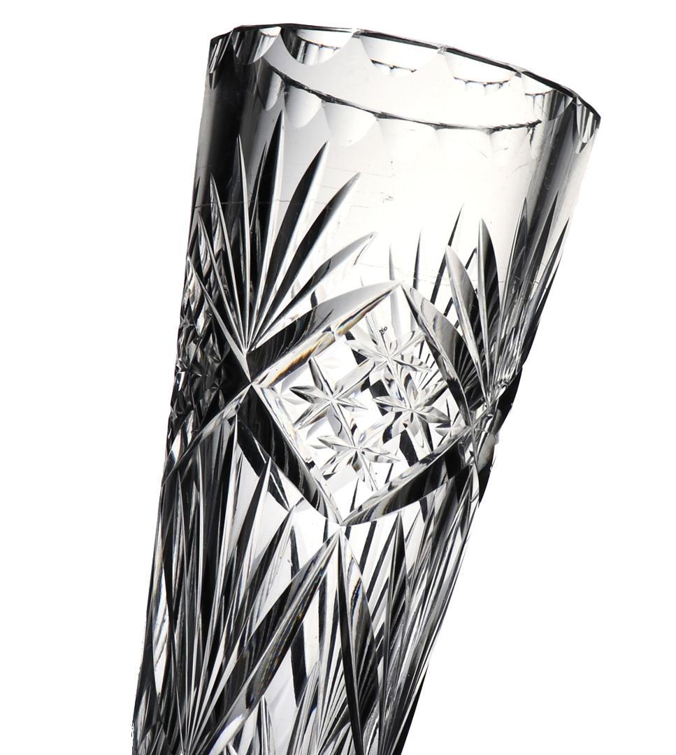 オールド・バカラ 1890年頃 幻のモデル 大型 32cm 切子花瓶 壺 星形