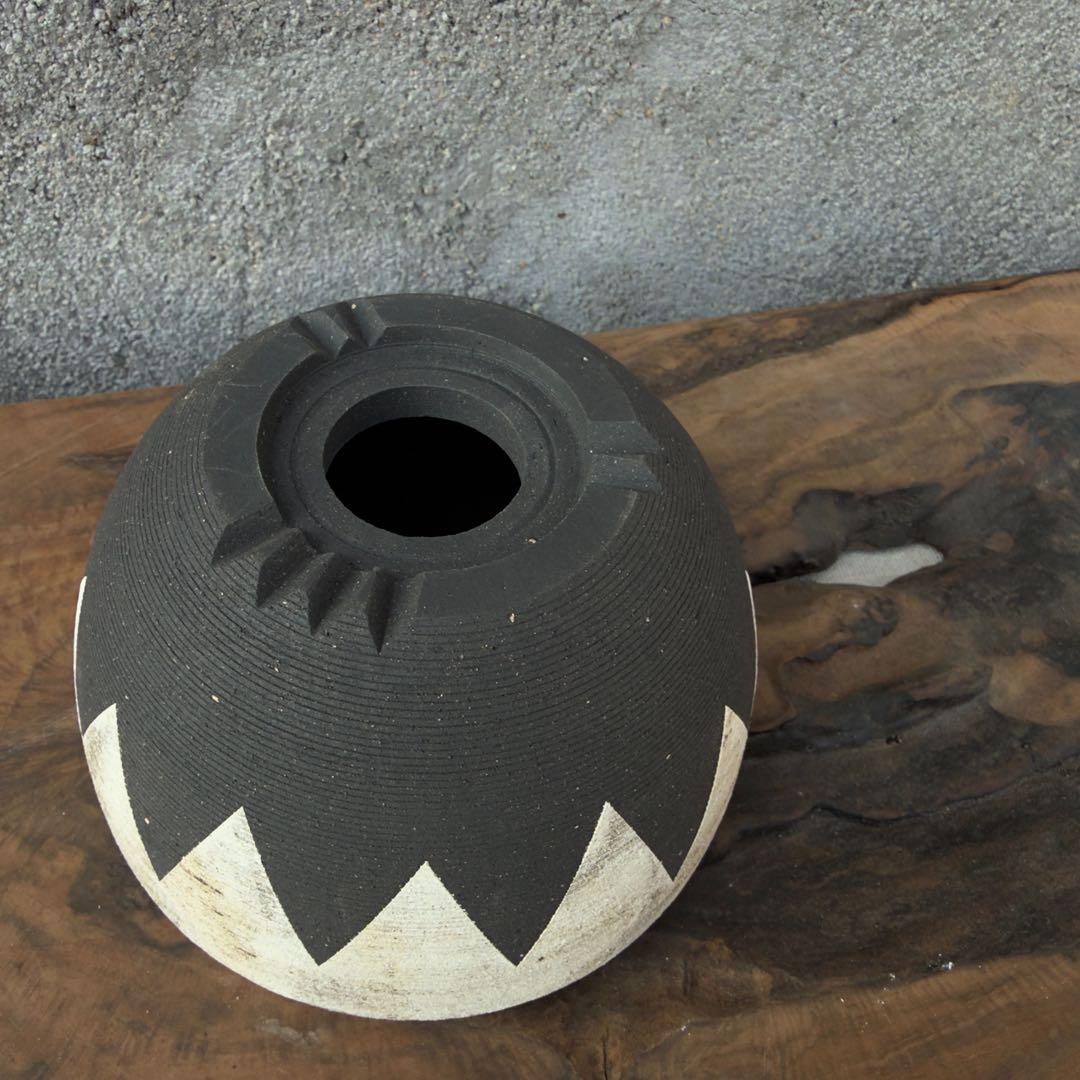 手作植木鉢 グラデーション植木鉢（ 塊根植物 グラキリス パキプス アガベ)